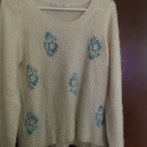 beautiful floral sweater